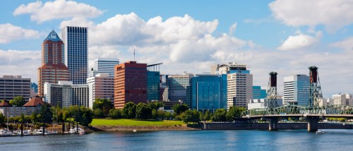 view of Portland, OR skyline